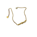 Certified 18K Gold Bracelet Cat Eye Beads Hemp Rope Bracelet Au750 Color Gold Adjustable Diy Bracelet Wholesale