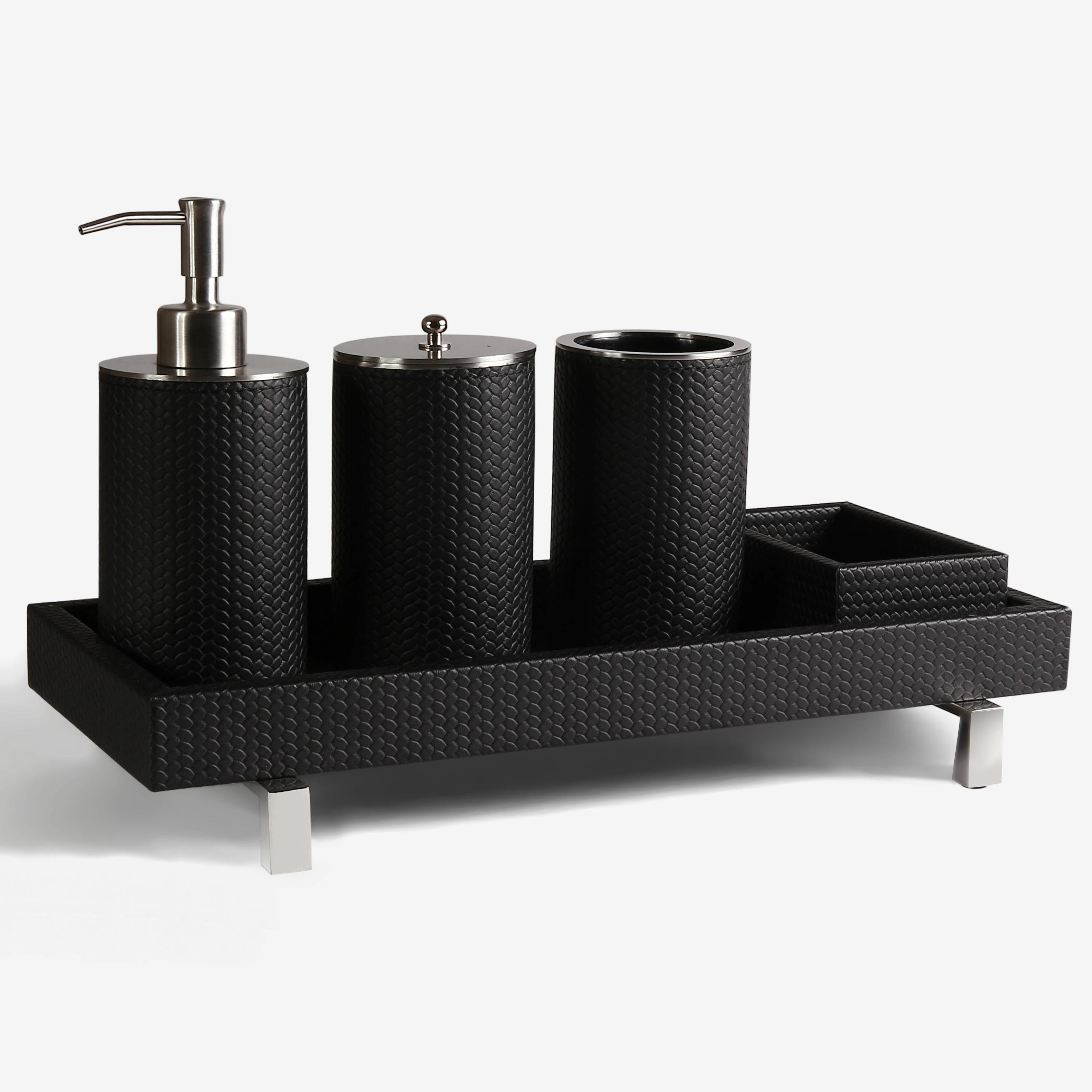 W-11New Original Luxury Bathroom  Accessories Set Brush Holder Lotion Bottle  for Bathroom Hotel Amenities