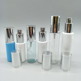 30ml 40ml 70ml PET Beauty Plastic Bottle Packaging for Serum Lotion Face Cream Shampoo Perfume Aluminum Sprayer Pump Customized