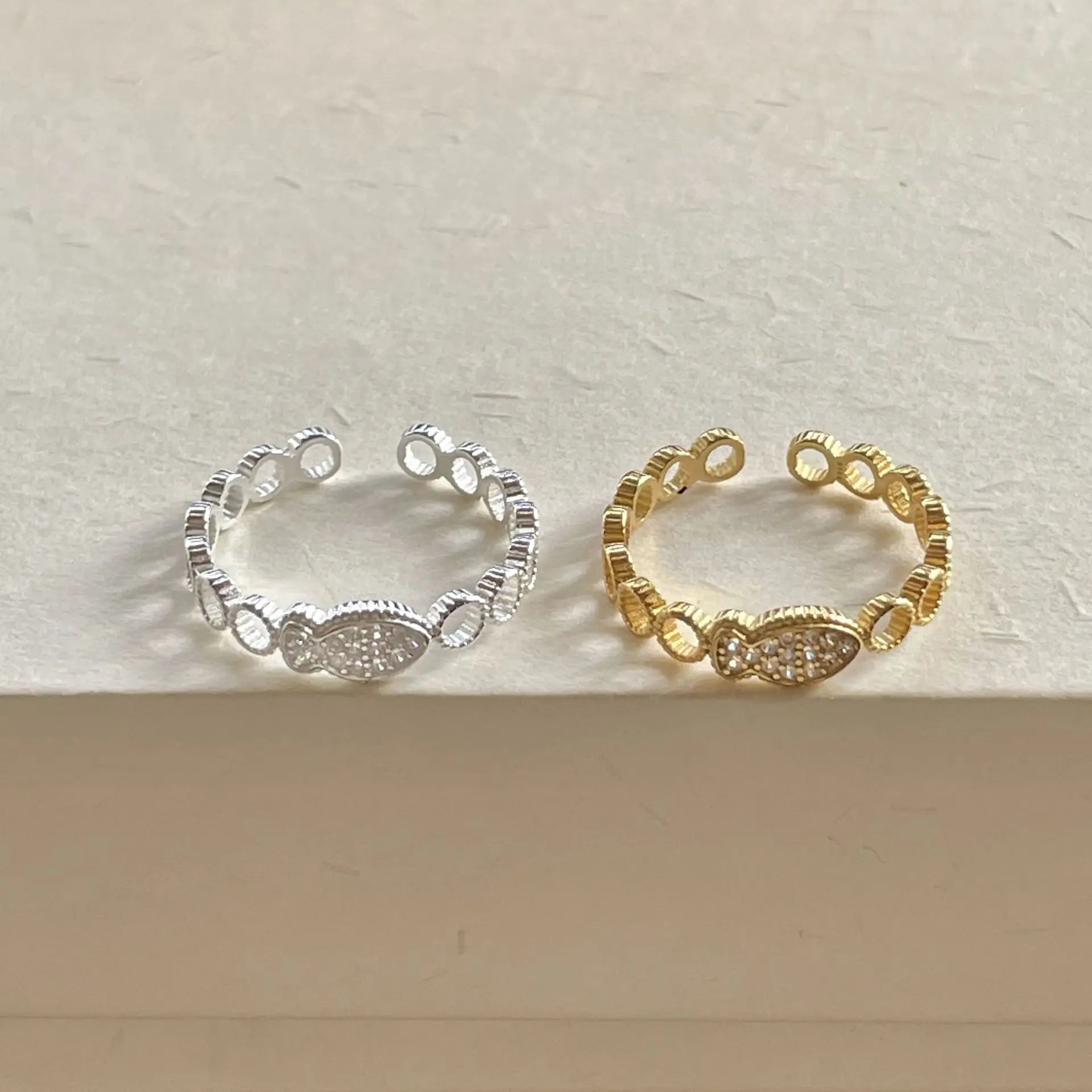 Vianrla S925 Sterling Silver Open Size Fish Silver and Gold  Fashion Hot Selling Jewelry for Girl