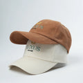Wholesale 6 Panel  Curved Brim Brushed Cotton Dad Hat With Custom  Logo Unstructured Custom Dad Hat Embroidery Logo on Front