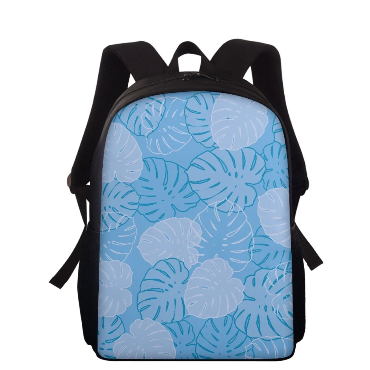 Wholesale Kids 15 Inch School Backpack Custom Hawaii Fashion Seabird Logo Student Backpack Monstera Shoulder Bag Print on Demand