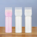 1pc 160ml Oil Scalp Applicator Root Washer Repeatable Filling Bottle Root Comb Applicator Bottle Salon Barbershop Accessories