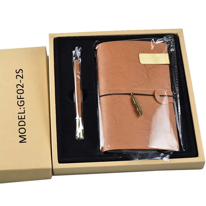 Top Chinese E Commerce Sites Promotional Items Supplier Factory Price Journal Box Gift Sets A5 Diary Notebook with Pen