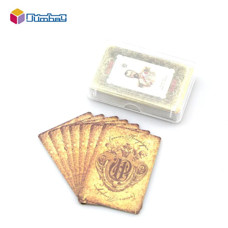 Many Patterns Advertising Magic Poker Card Wholesale with Good Quality Magnetic Plastic Playing Cards for Great Race