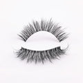 Reusable Own Brand 3d Human Hair Lashes Wholesale Human Hair False Natural Invisible Band Eyelashes