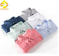 Custom Men's Casual Long Sleeve Solid Cotton Linen Shirt Button up Autumn Season Breathable and Anti-Pilling Features