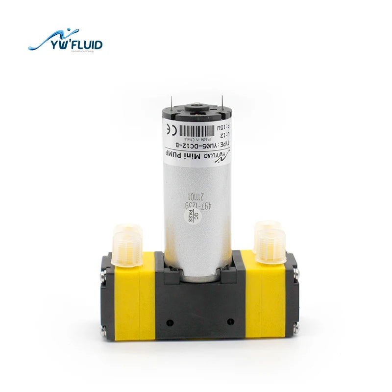 YW05-B-DC 12V/24V Micro Brush Diaphragm Pump Low Pressure 1200ml/min Fish Tank Aerator & 4L/min Oxygen Pump for Households