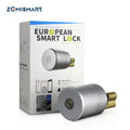Zemismart Tuya Zigbee Smart Lock Core Cylinder Home Security Intelligent Door Lock with Encryption Keys Works Smart Life App