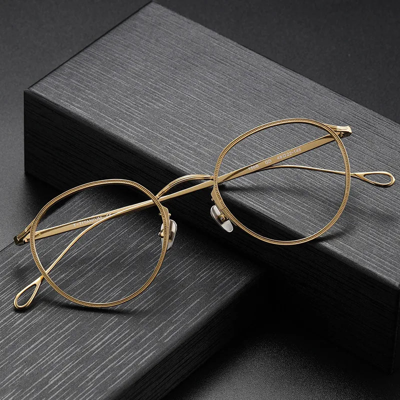CS-156B High Pure Titanium Optical Frame Good Quality Glasses for Men and Women Eyeglasses Frames