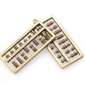 Nolvo World 42*20mm Brass Factory Making Brass Abacus Pendant Mini Portable Keychain