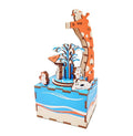 Wholesale Diy Carousel Music Box Decor  Wooden Carousel Toy
