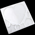 1063 Factory Stock Love square Round DIY Crystal Glue Dropping Mould Mirror Pendant Ornament Tool Kitchen Tools Baking Tools