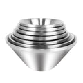 LIHONG Stainless Steel Mixing Bowls Perfect for Your Kitchen Metal Double Wall Service Bowls Cooking Baking and Making Salads