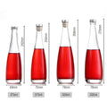 Customized Logo 330ml 500ml Coffee Fruit and Vegetable Juice and Milk Tea Beverage Glass Empty Bottles