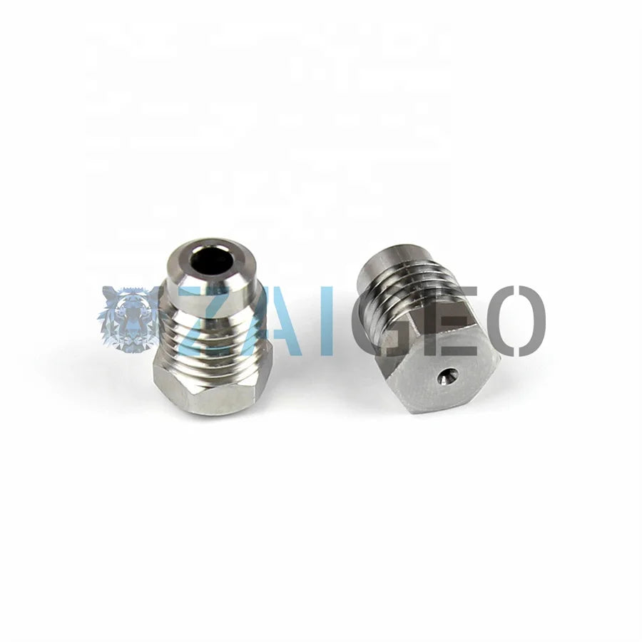 Waterjet Industrial Cleaning Nozzle Cleaning Machine Water Blasting Spray Thread 7/16 UHP Waterjetting Sapphire Insert Nozzle