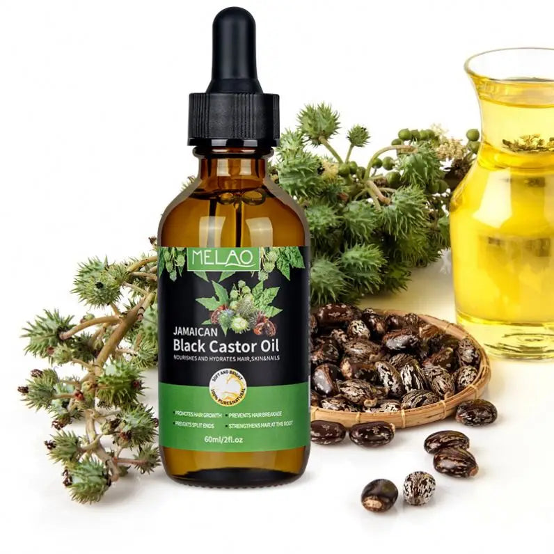 New Product 100% Pure Pressed Stimulate Growth Eyelashes Eyebrows Hair Skin Moisturizer Castor Oil Cold Pressed Hair Growth Oil