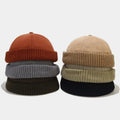 2022 New Winter Warm Dress Docker Hat Brimless Baseball Cap Hat Men Winter Hats for Women Men Outdoor Fashion Casual Dress