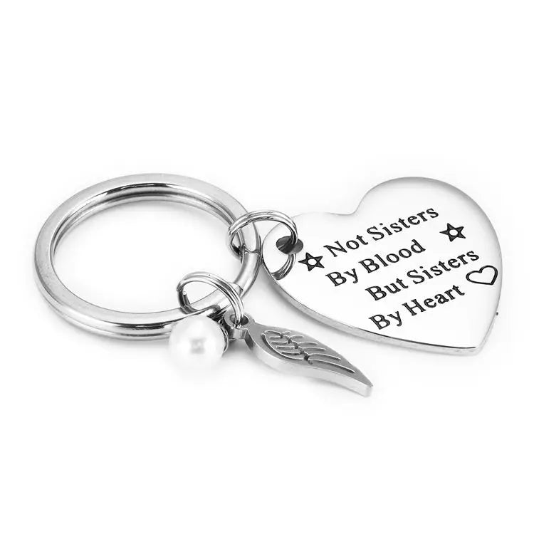 Wholesale Custom Metal Keychain New Design Heart-Shaped Stainless Steel Key Vintage & Fashion Cartoon Style Best Price