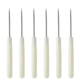 Wholesale White Handmade Leather Sewing Tool Plastic Handle Sewing Awl for DIY Stitching Sewing