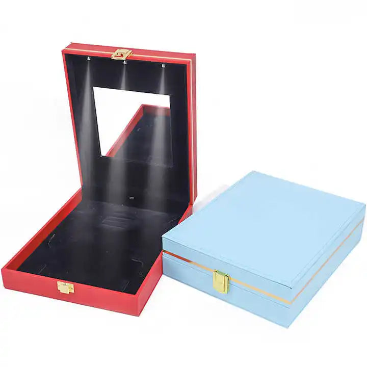 Low MOQ Custom High Quality Leather Sports Medal Box Luxurious Style League Medal Case with Coin Storage
