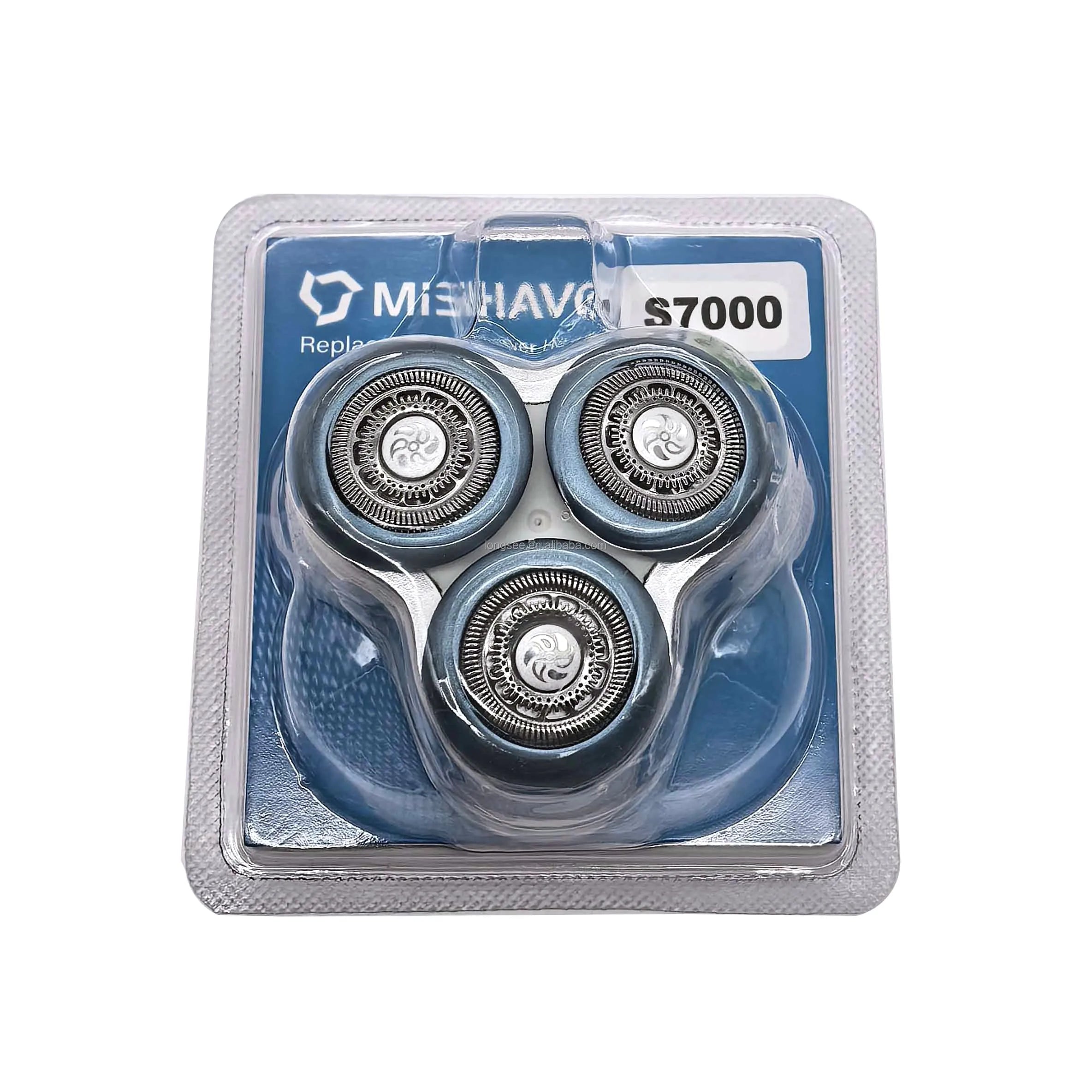 New S7000 Replacement Shaver Heads for Norelco S7000 Electric Shaver SH70 SH71 High Grade Stainless Steel Single Edge Blades