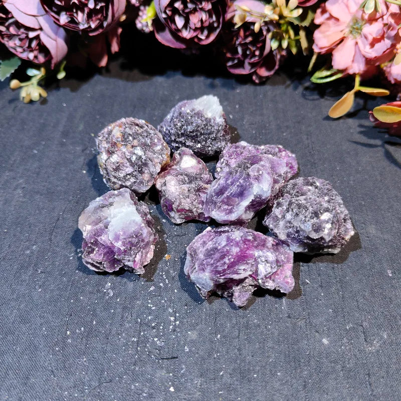 Crystals Wholesale Bulk Natural Crystals Meditation Gemstone Rough Stone Purple Lepidolite Raw for Gemstones Healing