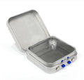 Food Grade Square Tin Box with CR Lid for Chewing Gum or Mint Candy Packaging