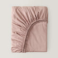 Custom Lyocell Bed Sheet Solid Color Shiny Soft OEKO-TEX Bed Fitted Sheet