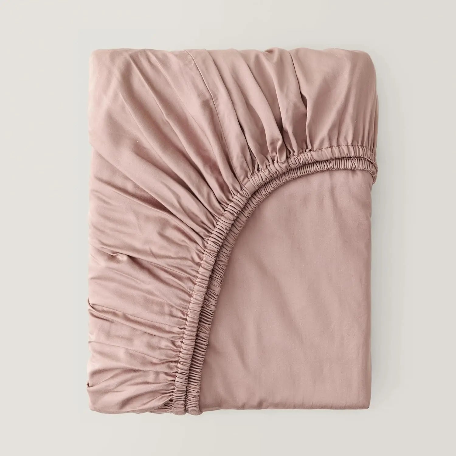 Custom Lyocell Bed Sheet Solid Color Shiny Soft OEKO-TEX Bed Fitted Sheet