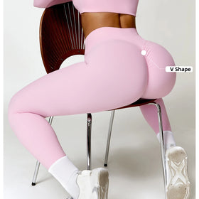 Scrunch Butt Lift Leggings for Women Workout Yoga Pants Ruched Booty High Waist V Shape Legging Tummy Control Gym Fitness Wear
