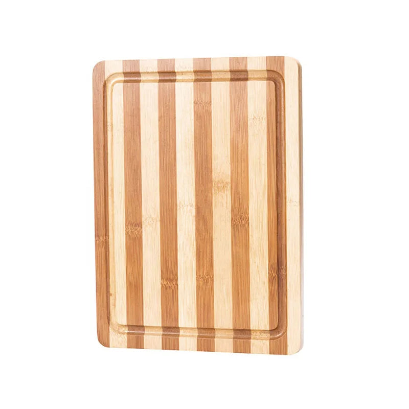 Factory Custom Kitchen Chopping Boards with Juice Groove Wooden Bamboo Butcher Block Carving Board