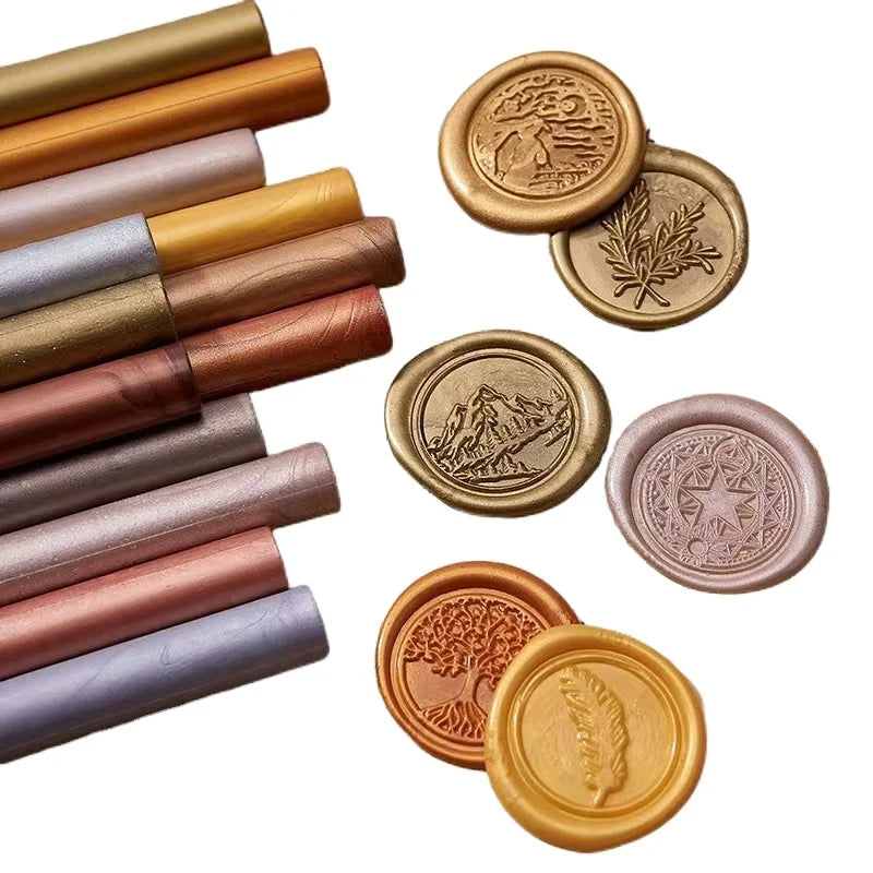Wholesale 11mm Wax Seal Sticks Stamp Sealing Wax Handmade Art Seal Wax Stick for Wedding Invitation Envelope