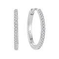 Simple 925 Sterling Silver Hoop Earrings for Women Minimalist Loop Circle Cubic Zirconia Huggie Jewelry Gold & Silver Plated