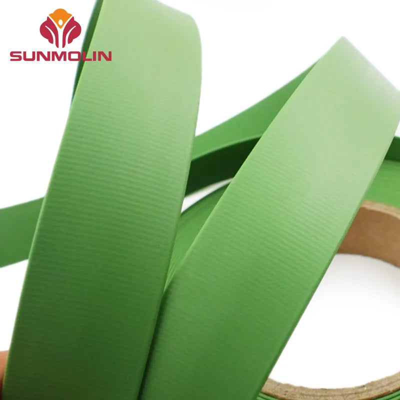 Green Custom Matte Smooth Surface 25mm Eco-friendly Waterproof Stink-proof Easy to Clean TPU Coated Webbing for Bags