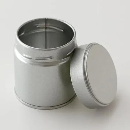 Fast Ship Airless Metal Tin Can 30g 40g Tea Coffee Matcha Powder Packaging Box Metal Tin Box Container