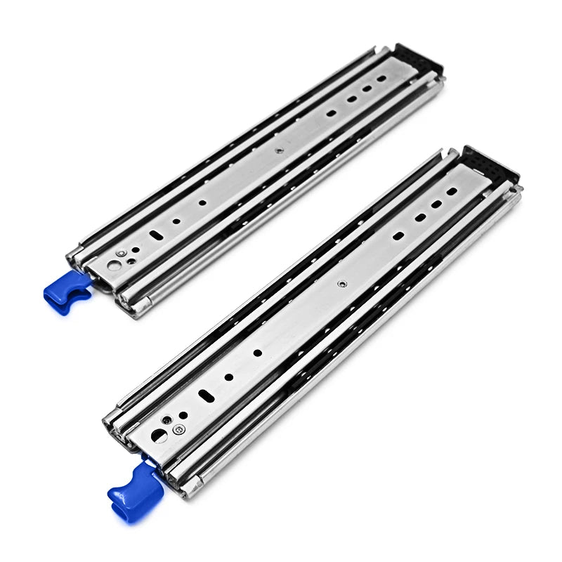 7613 Design 76mm Cold Rolled Steel Folding Telescopic Dining Table Lift Drawer Slides Rails Spare Parts for Kitchen Outdoor Use