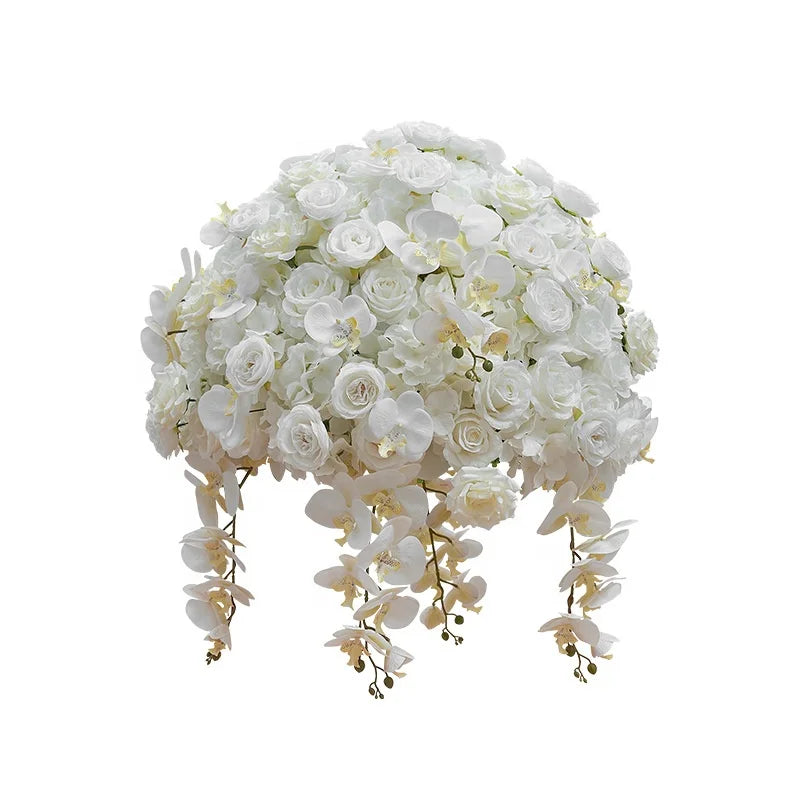 New Arrivals Different Sizes Artificial Orchids Flower Ball Centerpieces for Wedding Table Decor