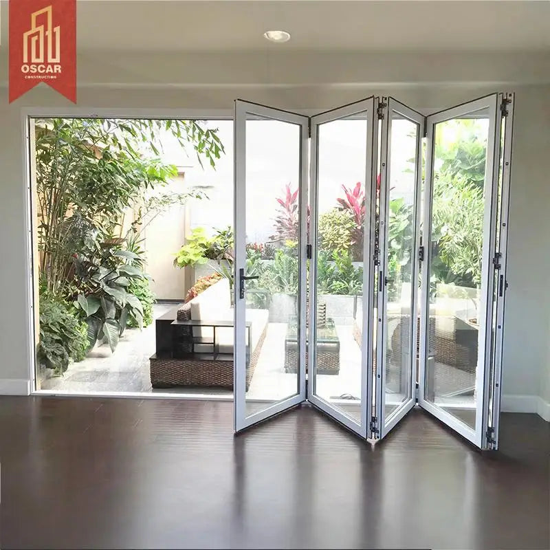 Aluminium Doors Bifold Accordion Design Space Saving Patio Kitchen House Use Durable Flexible Clearview Alternative Folding Door