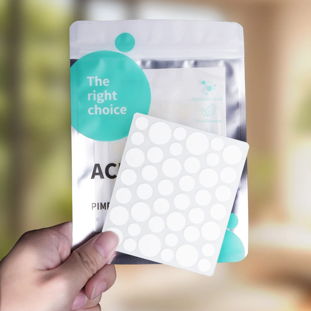 HDS 42 Dots Large Small Circle Acne Pimple Patch Custom Wholesale 8mm-14mm Organic Hydrocolloid Hyaluronic Acid 3-Year Shelf