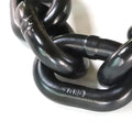 G80 10mm Black Oxidation Alloy Chain Welded Structure 6 to 32mm Overhead Lifting Chain for Ship Transmission