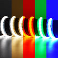 COB LED Strip 24V RGBCCT Flexible Copper 12mm High Brightness Voice & App Control Wi-Fi for Landscape Decoration