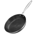 Non-stick Hybrid Cookware 304 Stainless Steel Eco-friendly Honeycomb  Frying Pan Hex Clod Flat Pot Induction Multi Functional