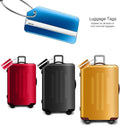 Metal Luggage Tags for Suitcases Travel Tags for Luggage With Name Id Card Baggage Handbag Tags Labels