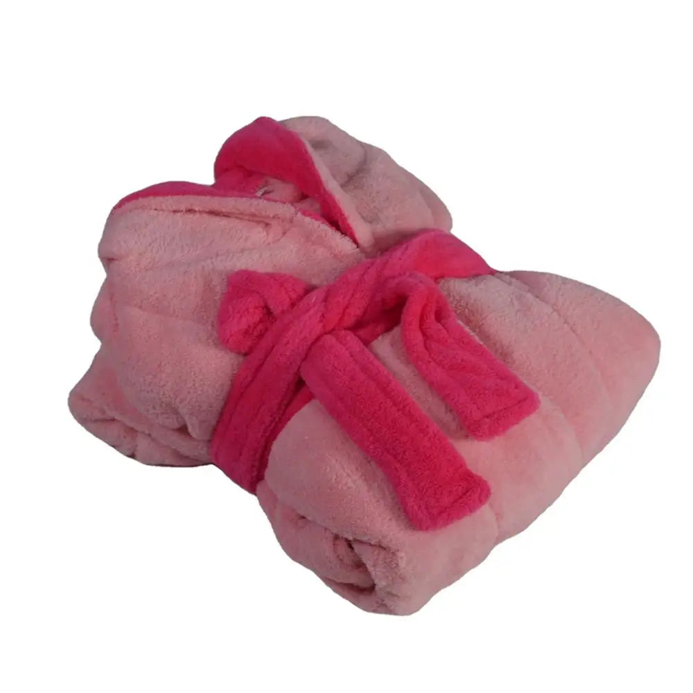 Ladies Warm Night Eco-Friendly Coral Fleece Bathrobes Quick-Dry Home Use Towel