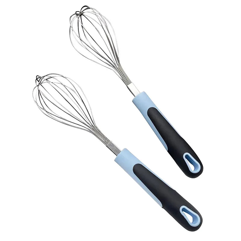 Plastic Soft Handle Wire Whisk Balloon Metal Whisk French Stainless Steel Whisks