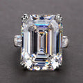 Hot Sale Cushion Cut Big Pink Diamond Wedding Ring Romantic Style Love Gift for Women and Girls