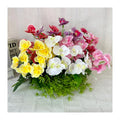 QYY-89 Small 5 Branch butterfly Orchid Direct Wholesale Silk Good Quality New Design