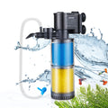 WEIPRO Adjustable Plastic Bio Sponge Filter Multi-Layer Filtration Aquarium Filter for Fish Tank Pump Water Accessories