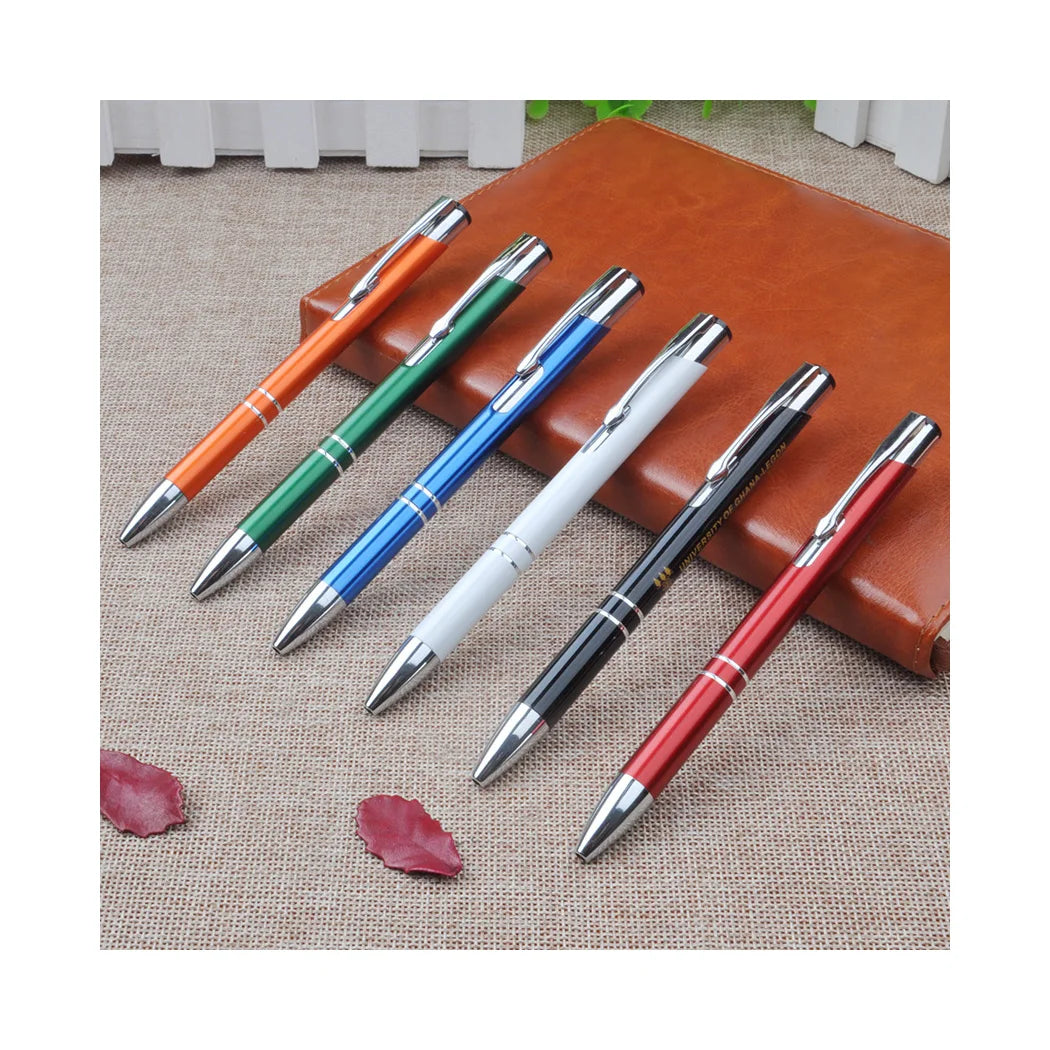 China Manufacturer Promotional Gift Cheap Ball Point Metal Pens With Personalized Custom Laser Engraved Print Branded Logo